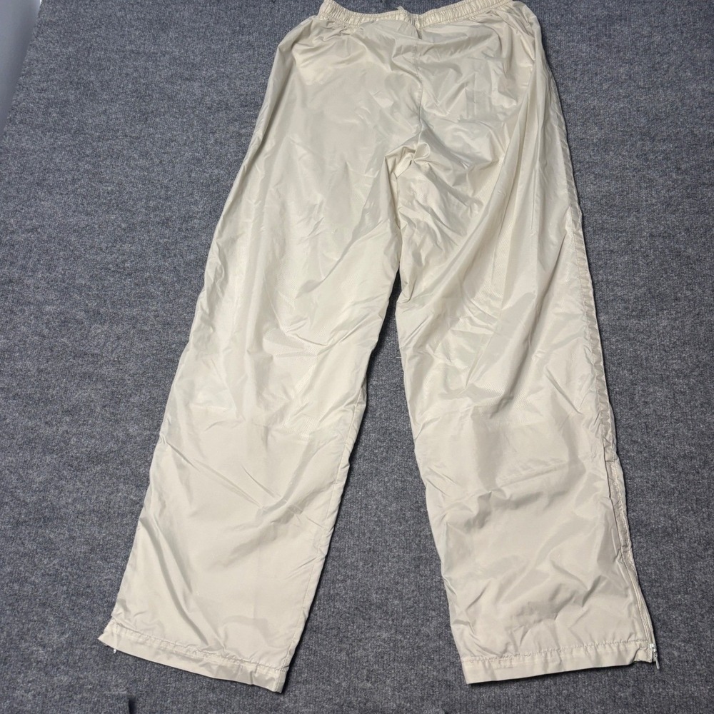 Vintage Nike Track Pants Mens XL Tan Beige Mesh Lined Windbreaker Ankle Zip